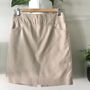 BANANA REPUBLIC Khaki Pencil Skirt